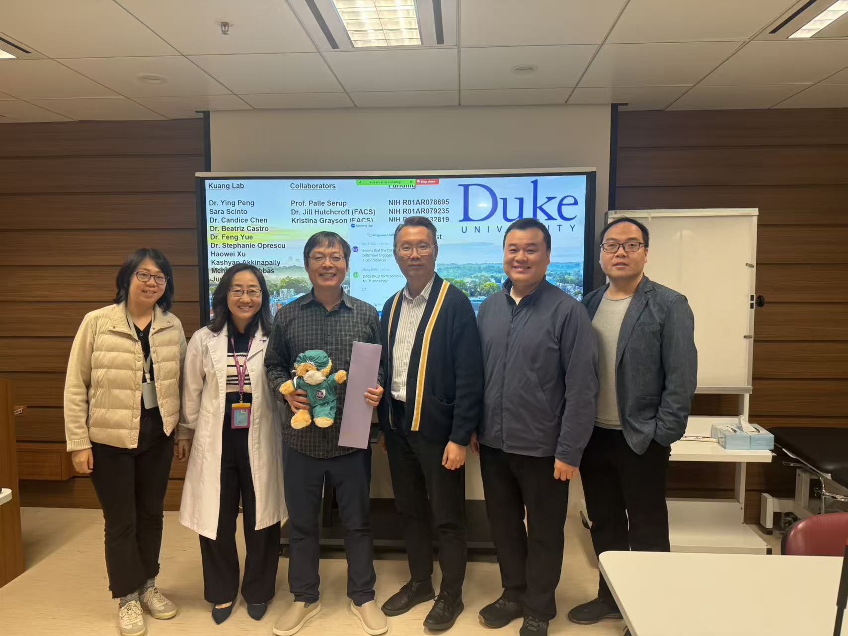 Professor Kuang's group photo